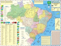 MAPA BRASIL 120x90cm